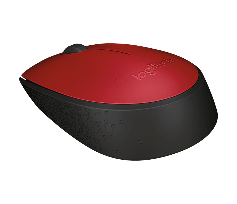 Mouse Logitech wireles M170 Inalambrico rojo