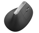 Mouse Logitech MX Vertical Negro Ergonomico Easy Switch Flow Unifying Bluetooth USB Recargable  910-005447