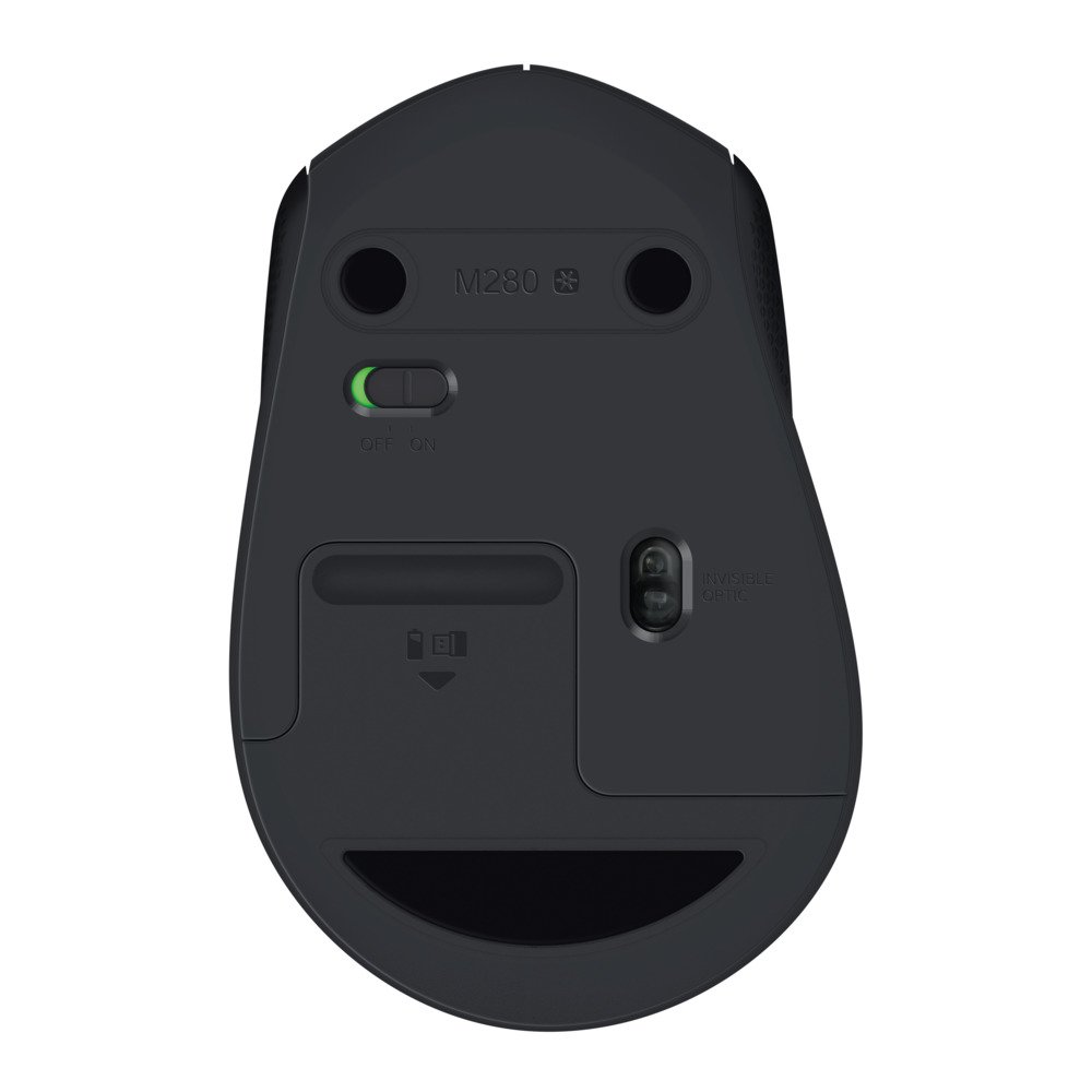 Mouse Logitech wireles M280 Inalambrico negro   910-004284