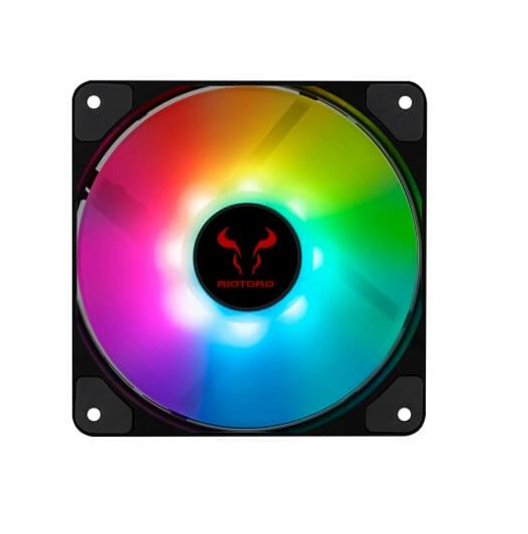 QUIET STORM RGB 120.0 mm Fan, Addressable LED,ASUS/Gigabyte/MSI compatible FRGBQS120