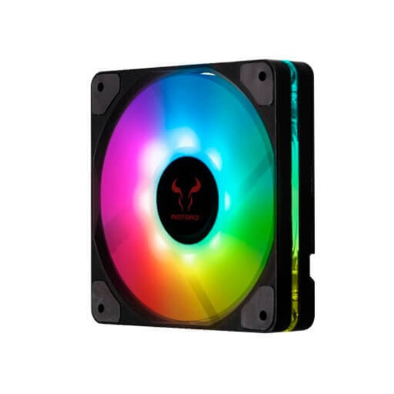 QUIET STORM RGB 120.0 mm Fan Kit, Addressable LED,ASUS/Gigabyte/MSI compatible FRGB120-QS168X