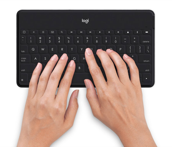 Teclado Logitech Bluetooth Keys-To-Go para ipad iphone apple tv 