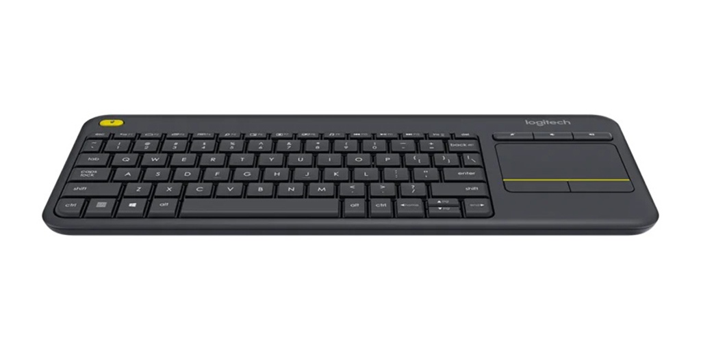 Teclado Logitech k400 Plus inalambrico con touchpad