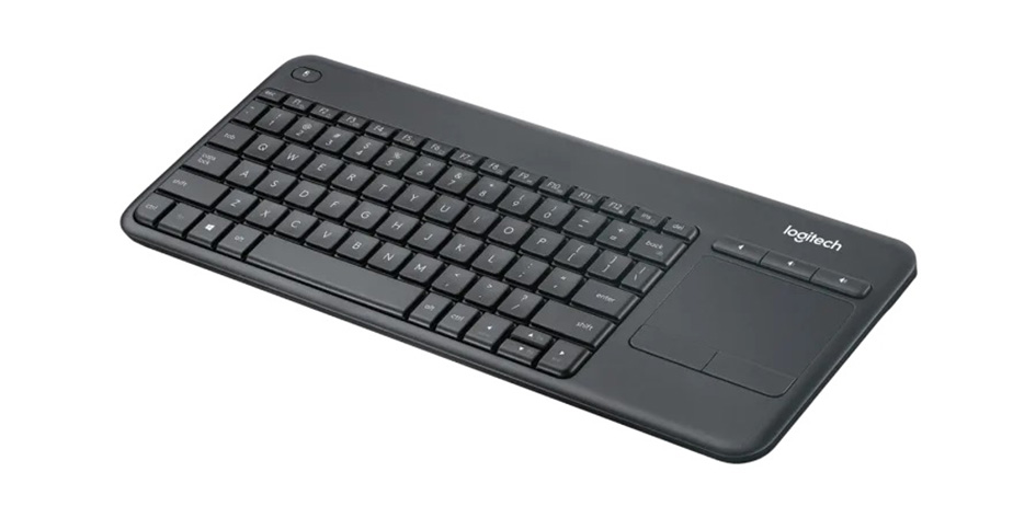 Teclado Logitech k400 Plus inalambrico con touchpad