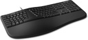 Teclado Microsoft wired Clavier Ergonomico Black Spanish LXM-00003