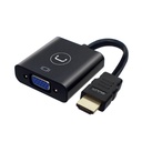 Adaptador Unnotekno HDMI A VGA 15cm AD4202BK