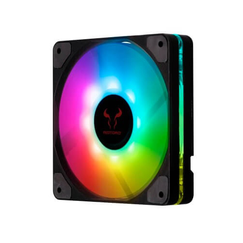 QUIET STORM RGB 120.0 mm Fan, Addressable LED,ASUS/Gigabyte/MSI compatible FRGBQS120