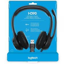 Audifono Logitech H390 Negro WITH NOISE-CANCELING MICROPHONE