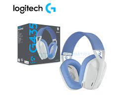 Audifono Logitech G435 Gaming Wireless & Bluetooth Stereo Blanco Lila for Pc PS4-5 981-001073  