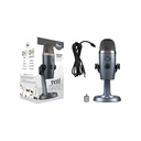 Microfono Logitech Blue Yeti Nano Shadow Gray USB 988-000088