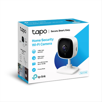 Camara TP-link TAPO C100 Wifi 1080P 105° Audio 2 Vias Micro sd