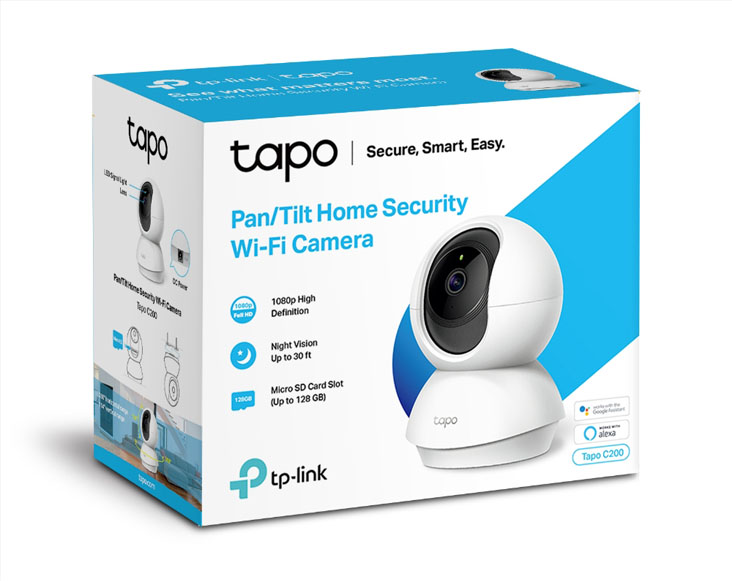 Camara TP-link TAPO C200 Wifi PTZ 1080P Audio 2 Vias Micro sd