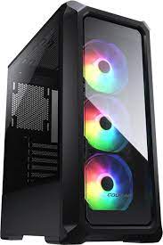 Case Cougar Gamer Archon 2 RGB vidrio templado Mid-Tower no incluye fuente de poder negro  385CC50.0003