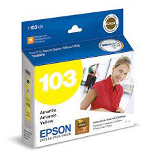 Cartucho Epson 103 Amarillo /t40w tx515 tx600 T1110 tx550w, T103420 