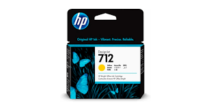 Cartucho HP 712 Yellow Ink 29ml 3ED69A