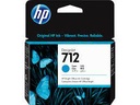 Cartucho HP 712 29ml Cyan Ink Cartridge/ 3ED67A