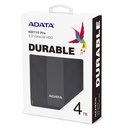 [LT1494] Disco Duro Externo Adata 4tb HD710 USB3,0 Black Antishock Water Resist