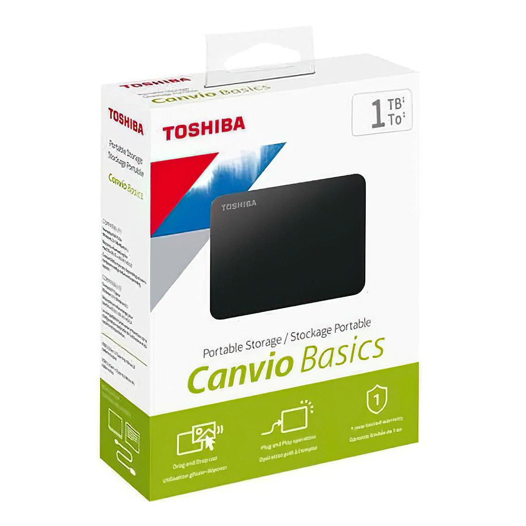 Disco Duro Externo Toshiba CANVIO 1TB USB 3.0 Basics