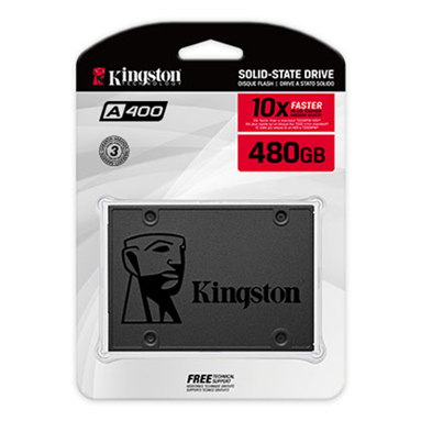 Disco Duro solido Kingston SSD 480GB A400 Sata3 2,5 sin accesorios