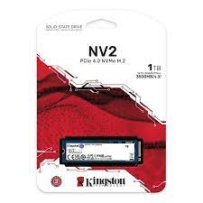 SSD Kingston NV2 M.2 de 1Tb NVME PCIe Gen4.0 SNV2S-1000G 2100/1700Mb/seg