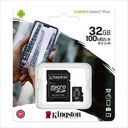 Memoria Kingston Micro Sd 32gb Canvas Select Plus Class 10 100mb Con Adaptador Ideal Celulare