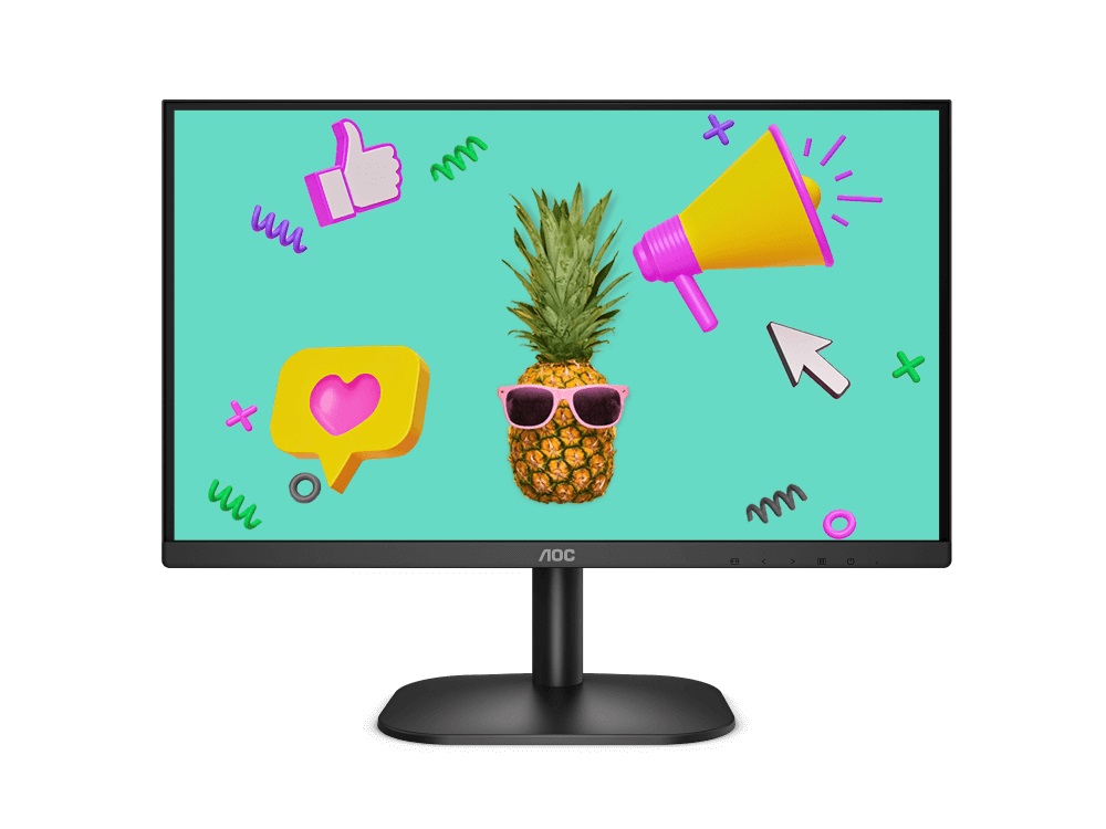 Monitor LED AOC 23.8" 24B2XHM FHD 75HZ 4MS HDMI 3.5MM 