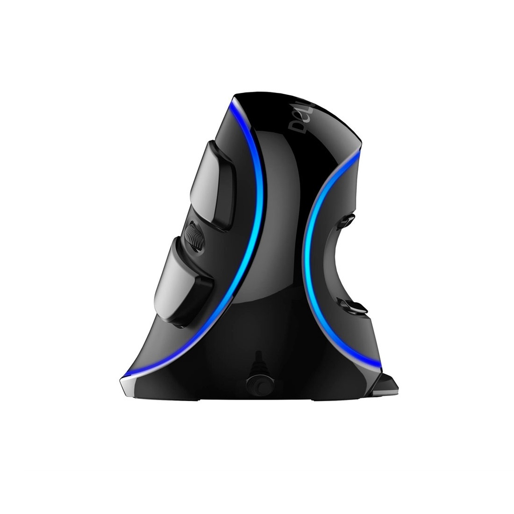 Mouse Delux M618 Plus Single Led blue Vertical alambrico