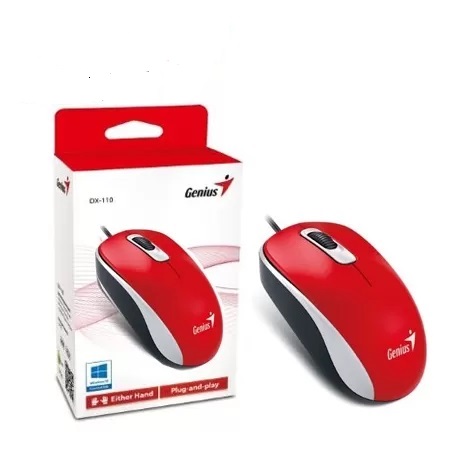 Mouse Optico Genius DX-110 USB Red G5