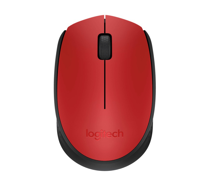 Mouse Logitech wireles M170 Inalambrico rojo 910-004941