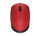 Mouse Logitech wireles M170 Inalambrico rojo 910-004941