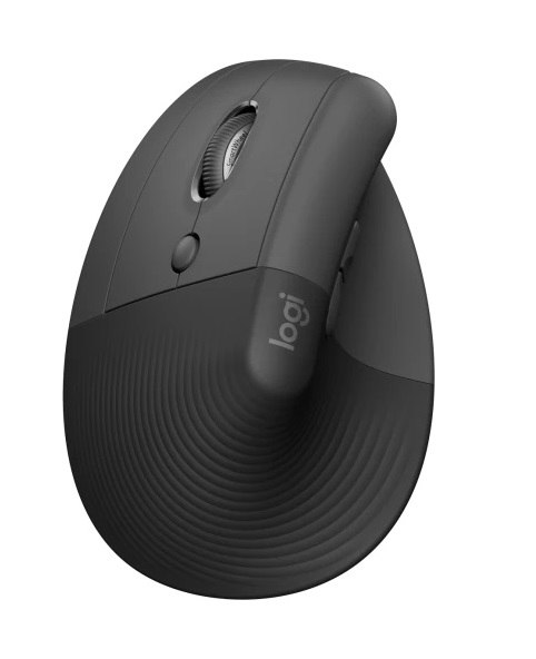 Mouse Logitech Lift Left Vertical Ergonomico para Zurdos Black 910-006467