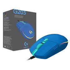 Mouse Logitech Gaming Lightsync G203 Blue USB 910-005792