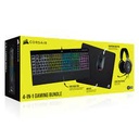 [LT2797] Teclado + Mouse Corsair - Gamer K55 Harpoon + HS50 + MM100 Combo 4 en 1 Bundle  -  CH-9226A65-SP