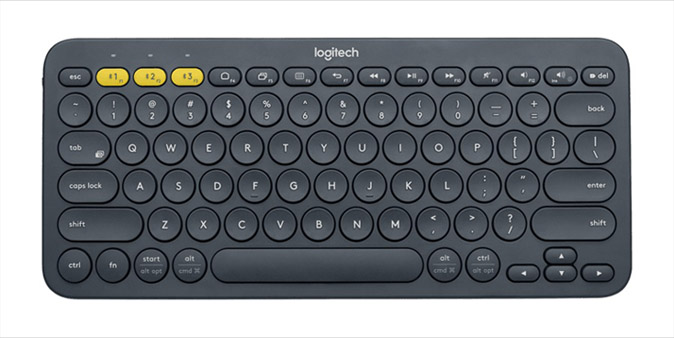 Teclado Logitech K380 Black bluetooth Multi-dispositivos Windows - Mac - Chrome OS - Android - iOS - Apple Tv 920-007562