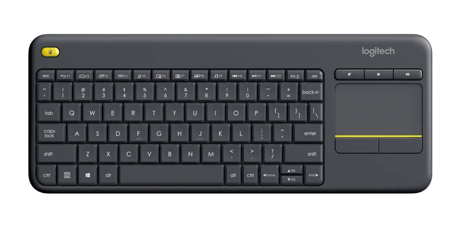 Teclado Logitech k400 Plus inalambrico con touchpad 920-007123