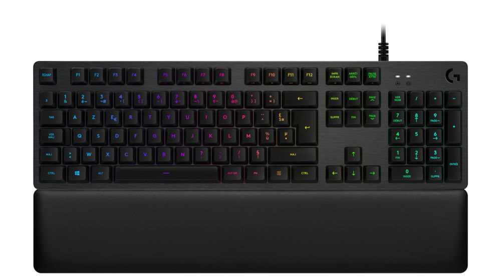 Teclado Logitech Gaming G513 Carbon Mecanico Version Black RGB GX-Brown Tactile 920-009322