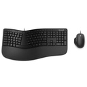 Combo Teclado + Mouse Microsoft con cable Clavier-Souris  Ergonomico Black Spanish  RJU-00003   Model 1878, 1923