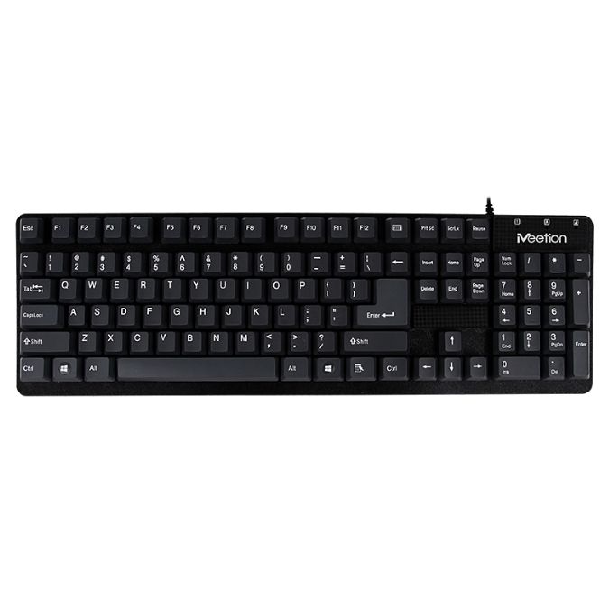 Teclado Meetion Standard K202 Black USB