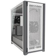 Case Corsair ATX 5000D Airflow tempered Glas Mid-Tower NPS Blanco  CC9011211