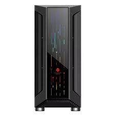 Case Altek Mid-tower Gamer Invader 4 Vent. Tempered Glass 3 USB Dust Filer Black