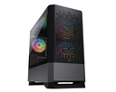 Case Cougar Gamer MG140 Air RGB vidrio templado Mid-Tower no incluye fuente de poder negro 385JM80.0001