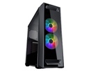 Case Cougar Gamer MX350 RGB vidrio templado Mid-Tower no incluye fuente de poder black 385NM10.0006