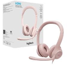 Audifono Logitech H390 WIRED USB-A ROSAD 981-001280