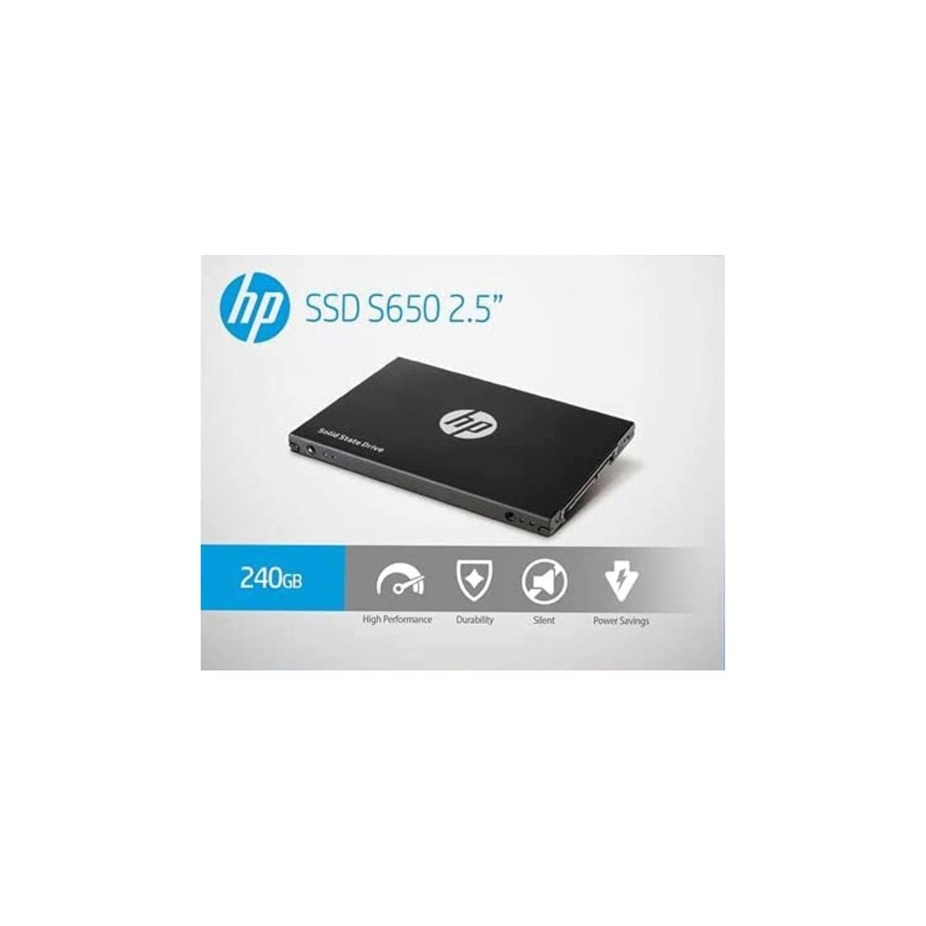 SSD HP S650 240Gb 2,5Inch Sata3,0 3D TLC NAND Interno 345M8AA·ABB