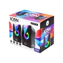 Parlante Unno Tekno Icon 10 watts 3.5mm RGB SP9013BK