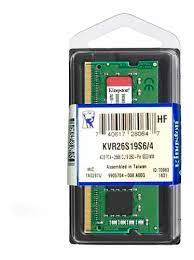 Memoria Ram Laptop Kingston 4GB PC-2666 KVR26S19S6/4  SO-DIMM