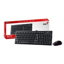 Teclado + mouse Genius KM-8101 Wireless/Español/USB Black