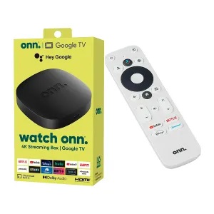 Onn Google Tv 4k-uhd Streaming Black 110125667