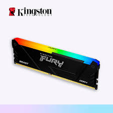 Memoria Ram Kingston 16gb DDR4 3200 RGB Fury Beast CL16 PN KF432C16BB2A/16