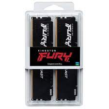 Memoria Ram Kingston 32Gb DDR5 FURY Beast 5200Mhz Pack 2X16GB CL40 288-Pin Non-ECC KF552C40BBK2-32